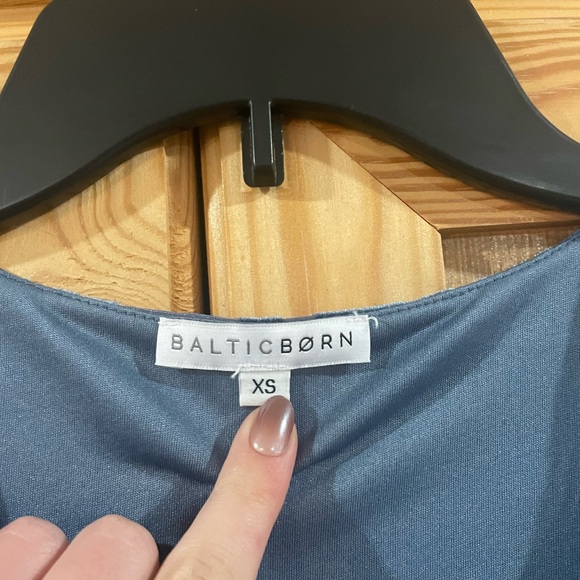 Baltic born Veronica velvet maxi dress floral modest bridesmaid wedding - Picture 6 of 9